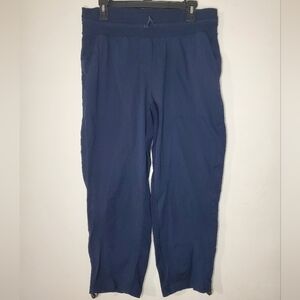 Lululemon Dance Studio Navy Pants Cropped Unlined Size 10